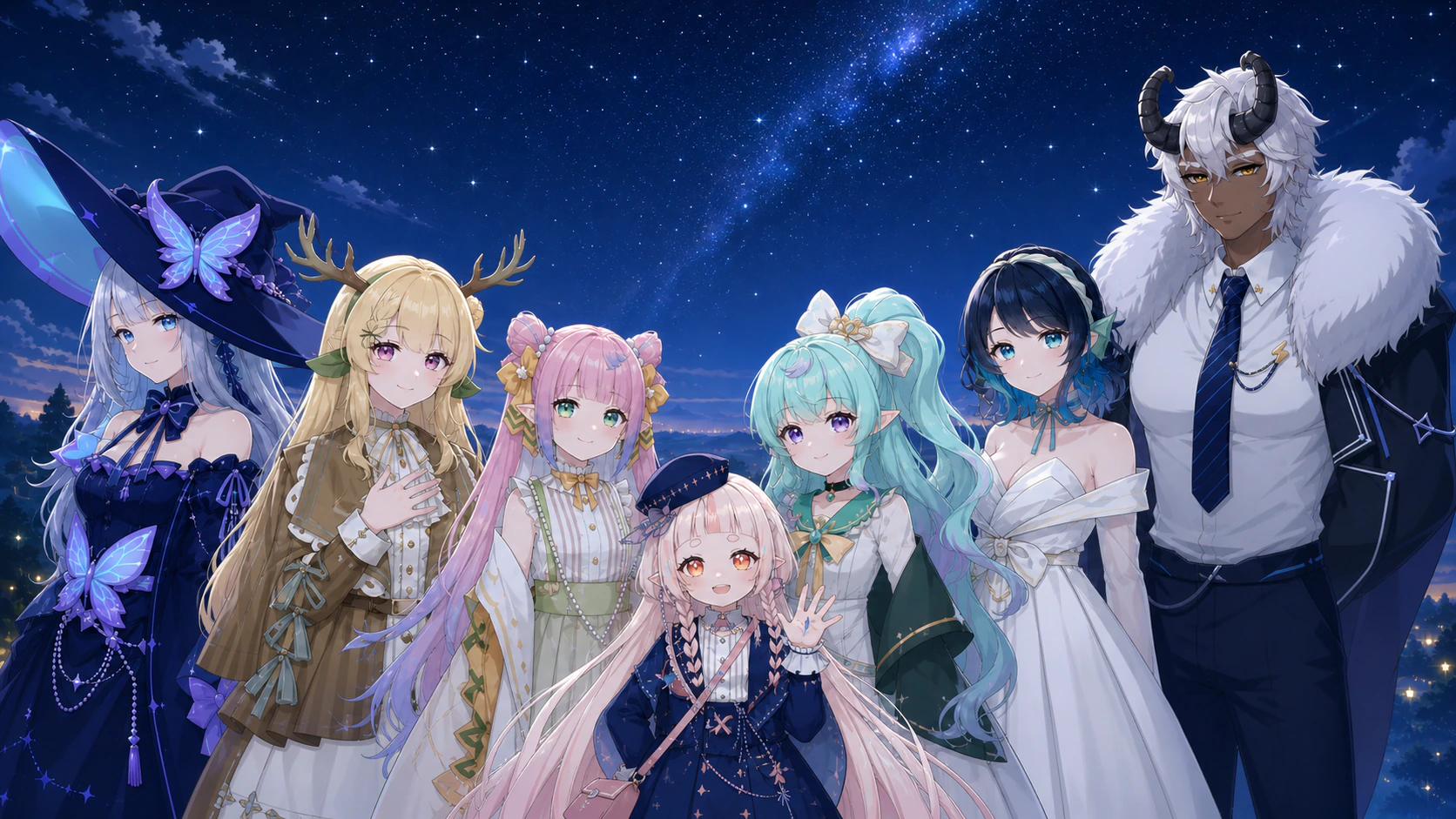 《魔邦的祝宴》主要角色合照